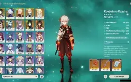 GENSHIN IMPACT - AR50, 13T5⭐Furina, Eula, Cyno, kazuha, Xiao