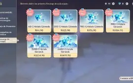 GENSHIN IMPACT - AR50, 13T5⭐Furina, Eula, Cyno, kazuha, Xiao