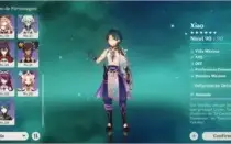 Xiao + eula + Albedo + qiqi + espadao celestial e T4 tops