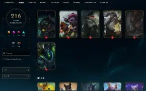 Conta Lol | Full Acesso | 216 Skins | Todos Campeões