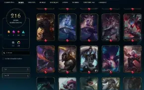 Conta Lol | Full Acesso | 216 Skins | Todos Campeões