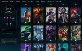 Conta Lol | Full Acesso | 216 Skins | Todos Campeões