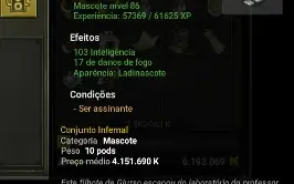 Conta Lv 200 Draconiros