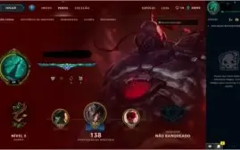 Conta league of legends borda platina