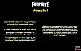 (PROMOÇÃO) CONTA FORTNITE COM 2.150 V-Bucks !