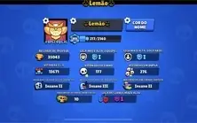Conta ultra rara brawl Stars season 1