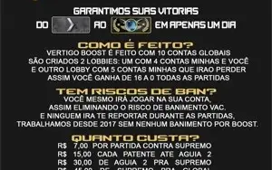 BOOST DE PATENTES CSGO - UMA VITORIA