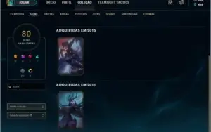 Conta com skins RARAS (Preço para vendar rapido)