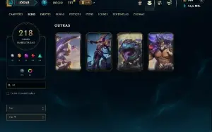 Unranked com 3 Skins raras de 2012