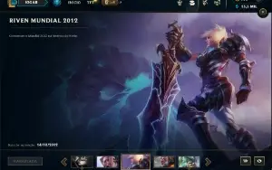 Unranked com 3 Skins raras de 2012