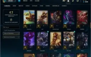 Conta unranked com Rammus rei e Kayle Juiza