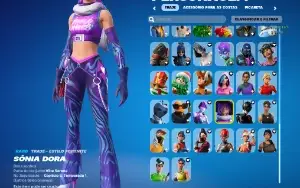 Conta de Fortnite PC Elite com muitas skins e passe