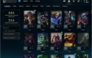 Conta bronze 1 com 130 champs e 57 skins ( MAIN ADC )