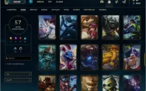 Conta bronze 1 com 130 champs e 57 skins ( MAIN ADC )