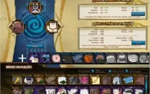 Vendo conta Naruto Online BR s359 ex-top 1 servidor.