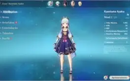 Genshin Impact AR 5 Kamisato Ayaka 5*