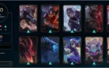 Conta com muitas skins prestígios