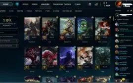 Conta de league of Legends