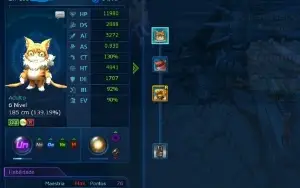 Conta LADMO Servidor Omegamon - Digimon Masters Online