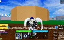 PROMOÇÃO! Blox Fruits Level Max, Raça Angel V4 Full E Frutas