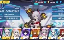 Honkai Impact 3 America contalvl45 HoT Asuka VioletExecuter