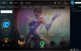 Conta LOL Gold V, Quase todos os champs e 350 skins Leia TD