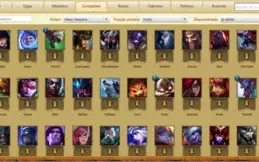 CONTA DIAMANTE 5 103 CAMPEÕES 26+ SKINS IMPERDÍVEL