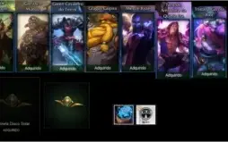 Conta lol League of Legends UnRanked lvl 30+Skins & Campeões