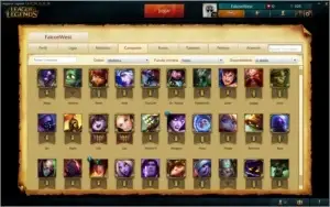 Conta lol League of Legends UnRanked lvl 30+Skins & Campeões