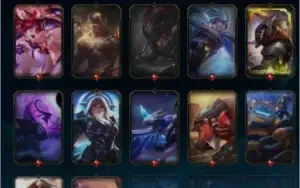 Conta LoL - Todos campeões - 200 skins - Ouro 1