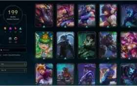 Conta LoL - Todos campeões - 200 skins - Ouro 1