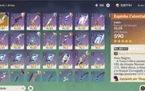 CONTA COM RAIDEN + YOIMIYA + KOKOMI + 1 ARMA 5 ESTRELAS