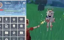 CONTA COM RAIDEN + YOIMIYA + KOKOMI + 1 ARMA 5 ESTRELAS