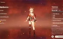 CONTA COM RAIDEN + YOIMIYA + KOKOMI + 1 ARMA 5 ESTRELAS