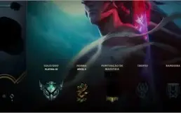 Conta no lol Platina 3