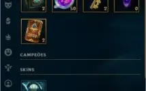 Conta no lol Platina 3