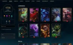 Conta League Of Legends Mestre  - Pode Trocar Email