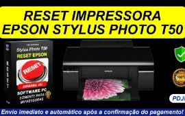 Reset Epson Almofadas com Tinta Cheia - Stylus Photo T50