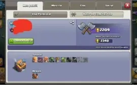 Conta Cv12 + Cv10 + Cv10 + Clãn lvl 12