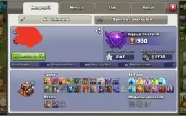 Conta Cv12 + Cv10 + Cv10 + Clãn lvl 12