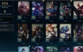 CONTA COM 102 SKIN'S E NÍVEL 328
