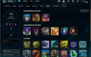 Conta diamante 4 barata com 4 skins e 26 champs
