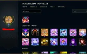 Conta LOL 100% HANDLEVEL Com Passe Tft Quase Completo 