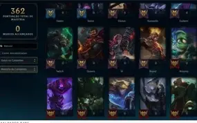 Conta LOL +155 skins