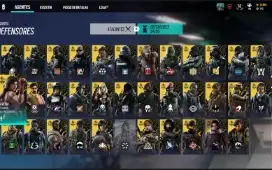 Rainbow six siege + steam com varios jogos 1358 reais gastos