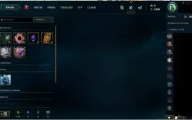 Conta League of Legends Platina 3 100 pdl
