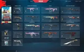 Conta de Valorant FULL ACESSO C/ +40 Skins • GRIK Store ₢