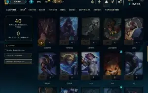 Prata 2 com 50 Champs e 5 Skins +1 Prestigio