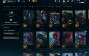 Prata 2 com 50 Champs e 5 Skins +1 Prestigio