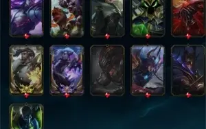 conta lol todos os champs muitas skins